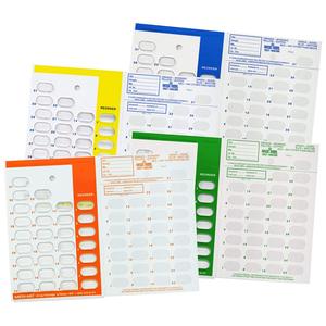 Medi-Aid Cor Codificado AM/PM Mensal 31 Dia Medicação Blister Cartões - Product Image 6