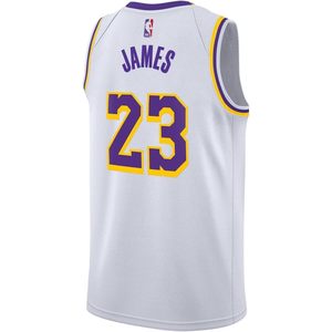 Maillot de basket-ball blanc LeBron James 23 des Lakers de Los Angeles, édition Association pour enfants et jeunes, vêtements de basket-ball anti-humidité - Product Image 3