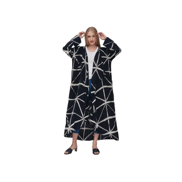 Alula Abaya Jas Stijl 6 Open Jas Moderne Abaya Ontwerpen Luxe Patroon Premium Stof Van Thailand Populair Voor Arabische Dame