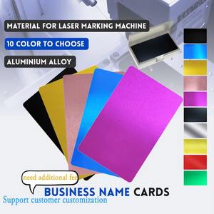 Cartes de Visite en Métal Argentées Personnalisables en Acier Inoxydable, Plaquées Or, Gravées au Laser, Vierges pour Dirigeants - Product Image 5