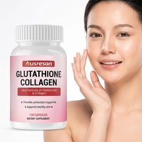 Produits de beauté naturels halal OEM L-Glutathion Vitamine C, complément alimentaire éclaircissant pour la peau, capsules de collagène L-Glutathion réduit