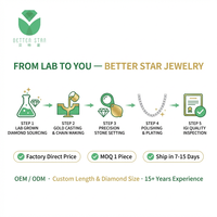 Collier tennis en diamant de laboratoire certifié IGI, or blanc 18 carats, taille brillant rond, pour anniversaire de mariage