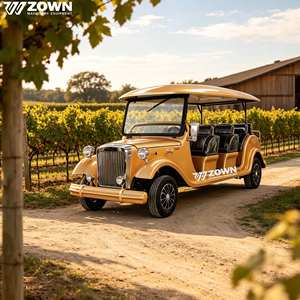 รถเที่ยวชมเมืองไฟฟ้า ZOWN สไตล์เรโทร 4 ล้อ สีสั่งทำได้ ดีไซน์เปิดประทุน รับประกัน 2 ปี - Product Image 1
