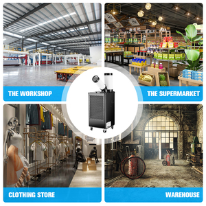 Climatizadores Portátiles de Grado <span class=keywords><strong>Industrial</strong></span>, Compresor Rotatorio Hermético de Aire, Salidas Dobles, Equipo de Refrigeración para Desierto en Venta - Product Image 6