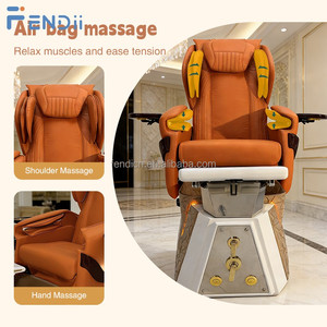 Poltrona Elettrica Commerciale per Pedicure con Sistema di Massaggio Shiatsu e Poggiapiedi Regolabile per Centri Estetici e Spa - Product Image 5