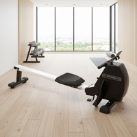 Máquina de Remo Magnética Plegable Moderna, Silenciosa, para Ejercicio en Casa o Gimnasio, con Soporte para Tablet