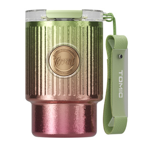 แก้วกาแฟเก็บความร้อนโทมิค 395 มล. พร้อมสายสะพายสำหรับเดินทาง - Product Image 1