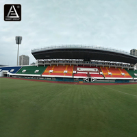 Sièges de stade fixes pour terrains de sport, stades et arènes, sièges de stade en HDPE à dossier moyen, gradins extérieurs