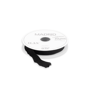 Sangle de ceinture ILAN 2,5 cm noire 37M Madrid Paris Londres en tissu - Product Image 1