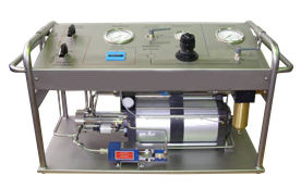 WINGoIL Pneumatische Stickstoff-<span class=keywords><strong>Gas</strong></span>-Drucker höhungs pumpe für Gefäß tests mit maximalem 2000-bar-Ausgangsdrucksystem - Product Image 5