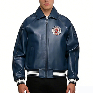 Chaquetas <span class=keywords><strong>de</strong></span> <span class=keywords><strong>Cuero</strong></span> Avirex <span class=keywords><strong>de</strong></span> Alta Calidad Personalizadas <span class=keywords><strong>de</strong></span> Lujo para <span class=keywords><strong>Hombre</strong></span> / Chaquetas <span class=keywords><strong>de</strong></span> <span class=keywords><strong>Cuero</strong></span> Avirex Impermeables para Exteriores Personalizadas OEM - Product Image 1