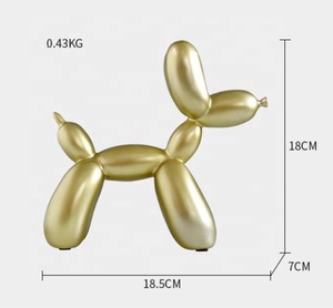 Articoli di Lusso per Arredamento Casa, Statua Scultura Moderna a Forma di Cane Palloncino per Soggiorno - Product Image 6