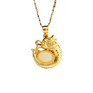 2026 S925 จี้หยกซีมังฮอตเทียนฝังเงิน สร้อยคอสำหรับเจ้าของ จัดส่งสด S2081908 - Product Image 4