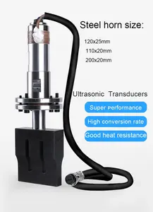 Machine à souder ultrasonique, 20KHz, 2000W, haute qualité, générateur + transducteur + corne (zone de soudage 110x20mm)