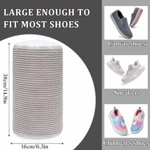 2025 New 360 Reusable Polyester Foldable Fashion Shoe Cleaning <b>Laundry</b> Bag Gym Shoes 'Washing Machine' Storage Sneakers Clothing - Product Image 4