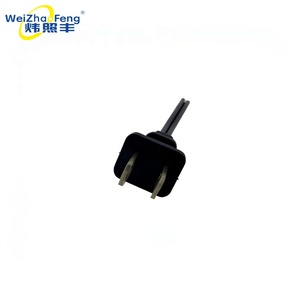 Cable de Alimentación de Dos Conectores con Certificación UL, Enchufe Estadounidense, Extremo Hembra IEC C8, Dos Núcleos de Cobre Puro, 15A, para Computadora - Product Image 1
