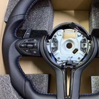 Volant de voiture en stock pour BMW F30 F10 F15 F36 F20 F22 F25 F32 M3 M5 E91 E92 E70 E90 E93 M5, volant sport en cuir