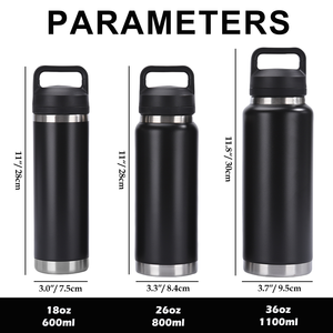 Botella <span class=keywords><strong>de</strong></span> agua <span class=keywords><strong>de</strong></span> acero inoxidable con matraz <span class=keywords><strong>de</strong></span> vacío con <span class=keywords><strong>aislamiento</strong></span> <span class=keywords><strong>de</strong></span> doble pared Ramblre 18OZ ecológico con tapa Chug - Product Image 3