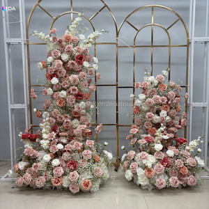 Customized <b>Pink</b> Rose Trailing Flower Runner Handmade Wedding <b>Decoration</b> for Events <b>Parties</b> for Valentine's Day - Product Image 4