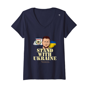 Bán Buôn Tùy Chỉnh Ukrainian Niềm Tự Mãnh T-Shirts Màu Mực T-Shirts Trực Tiếp Thư Người Đàn Ông Của V Cổ T-Shirt Nhà Cung Cấp - Product Image 4