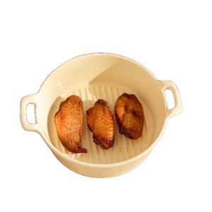 Tazón de Cerámica con Dos Asas de 20 cm, Apto para Horno y Microondas, para Ensaladas y Repostería, Uso Doméstico, Color Sólido - Product Image 5