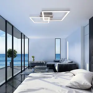 정연한 천장 빛 크롬 16W 3000K 색온도를 가진 현대 작풍 모형 천장 램프