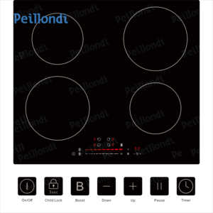 Vô Hình Led Trượt 7000W 60Cm Tạm Dừng Giữ Ấm Bếp Điện 4 Đầu Đốt Đung Được Xây Dựng Trong Cảm Ứng <span class=keywords><strong>Hob</strong></span> - Product Image 2