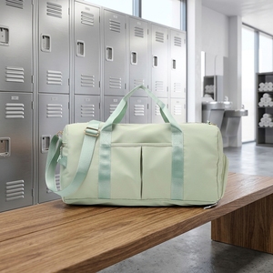 <span class=keywords><strong>Bolsa</strong></span> Deportiva <span class=keywords><strong>de</strong></span> Nailon <span class=keywords><strong>de</strong></span> Gran Capacidad, Seca/Húmeda, con Compartimento para Zapatos, para Gimnasio, Viajes y Actividades al Aire Libre - Product Image 1