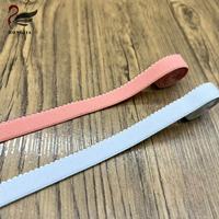 Bande élastique douce en peluche de 12 cm pour soutien-gorge, bretelle antidérapante pour sous-vêtements, sangle de soutien-gorge élastique tissée à bord picot, vente en gros