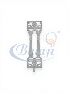 Reja de Seguridad para Ventana de Balcón de Diseño Moderno, Fabricada en Hierro Fundido y Aluminio, con Acabado Super Shot Blast, Decorativa para Exteriores - Product Image 1