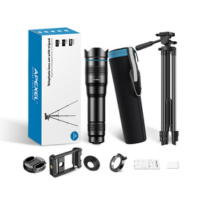 Support de trépied externe pour photographie HD tout en métal <span class=keywords><strong>Apexel</strong></span>, objectif téléobjectif <span class=keywords><strong>36x</strong></span> pour téléphone portable, compatible avec la plupart des smartphones - Product Image 5