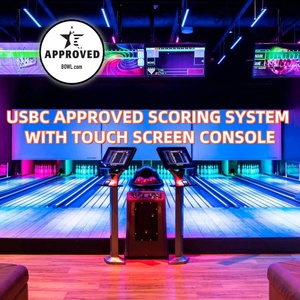 Ensemble de <span class=keywords><strong>bowling</strong></span> standard approuvé par l'USBC, fabricant de pistes de <span class=keywords><strong>bowling</strong></span>, terrain de <span class=keywords><strong>bowling</strong></span> avec 10 quilles, poseur de quilles, construit pour durer - Product Image 4