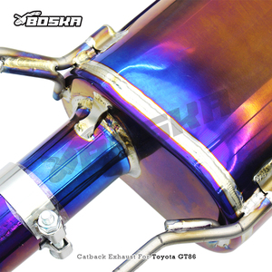 Système d'échappement BOSKA Valvetronic Catback pour FT86/GT86/GR86/86/Scion FR-S 2.0L 2012-2024, silencieux en titane - Product Image 2