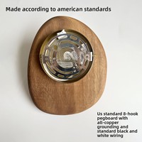 Lampe murale LED minimaliste en bois massif de style japonais Wabi-sabi pour chambre à coucher, salon, couloir, entrée, bureau, chevet