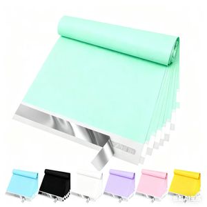 Grands enveloppes en polyéthylène pour l'expédition de vêtements, sacs d'emballage imperméables et durables avec impression de logo personnalisé en gros - Product Image 5