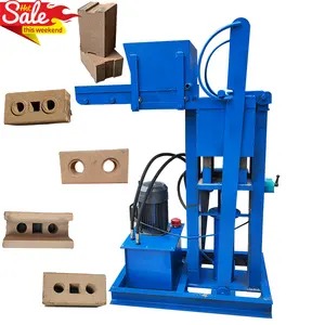 Building Material Shops BRA BRB Automatic Hydraulic Press Clay Brick Block Making Machine