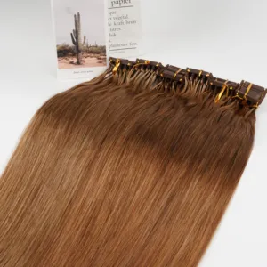 Extension de cheveux avec boucle, 10 pouces, perruque 613 # blonde, Extension capillaire 6d, pour beauté