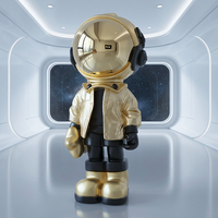 Astronauten-Landefigur, Wohnzimmer-TV-Schrank, Raumfahrer-Dekoartikel für Zuhause, Einweihungsgeschenk