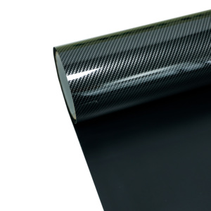 Film de protection automobile en fibre de carbone 6D argenté, auto-réparant, anti-UV, brillant, anti-rayures, en PVC pour carrosserie et pare-brise – Vente en gros - Product Image 2