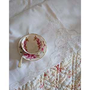 Set di Lenzuola Matrimoniali Reana in Lino Siciliano a Righe, Misura King Size, 6 Pezzi, Morbide e Confortevoli - Product Image 1