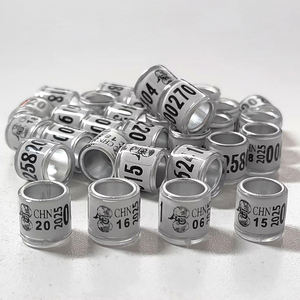 Aangepaste naam telefoonnummer serienummer duivenmerk Midden-Oosterse duivenpootring 2025 gouden duivenringen vogelring - Product Image 4