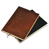 Cuaderno de Lujo Personalizado con Tapa Dura de Cuero PU/Tela, A4/A5/A6/B5/B6, Recargable, Diario de Negocios, Encuadernación Cosida, con Presilla para Bolígrafo, Regalo