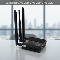Router Industrial YF355 ESIM 5G Redcap 4G LTE con Doble SIM, Puerto Serie RS232 RS485, Gateway MQTT para Monitoreo Remoto M2M IoT