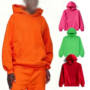 Sudadera con capucha de gran tamaño con estampado de hombros caídos para hombre, jersey de calle de gran tamaño para fabricación al por mayor de invierno - Product Image 1