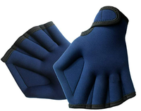 Sports nautiques flexibles personnalisés Aqua gants de natation néoprène palmé pagaie gants de natation pour le corps embarquement Fitness eau aérobic