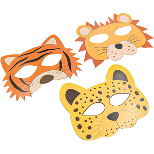 C038 ODM - Máscaras <span class=keywords><strong>de</strong></span> <span class=keywords><strong>Animales</strong></span> <span class=keywords><strong>de</strong></span> la Selva Personalizadas, Máscaras <span class=keywords><strong>de</strong></span> Dibujos Animados <span class=keywords><strong>de</strong></span> <span class=keywords><strong>Animales</strong></span> <span class=keywords><strong>de</strong></span> la Selva, Decoraciones para Fiestas <span class=keywords><strong>de</strong></span> Cumpleaños con Temática <span class=keywords><strong>de</strong></span> <span class=keywords><strong>Bosque</strong></span>, Máscaras <span class=keywords><strong>de</strong></span> Espuma <span class=keywords><strong>de</strong></span> Papel al por Mayor - Product Image 4