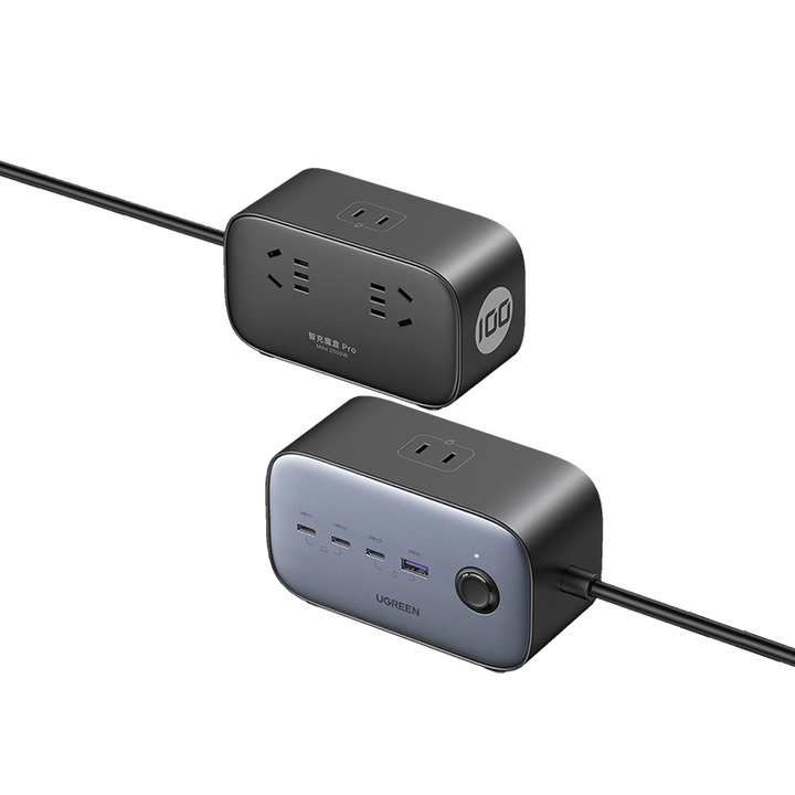 UGREEN 100W USB-C Charging Station Nexode 7-in-1 GaN Power Strip - Thumbnail 4