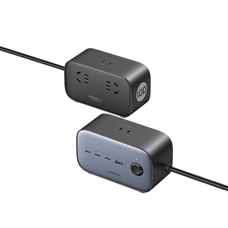 UGREEN 100W USB-C Charging Station Nexode 7-in-1 GaN Power Strip - Thumbnail 2