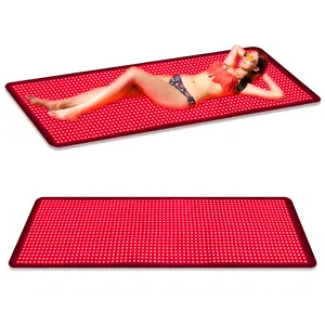 OEM ODM Updated near infrared Red Light Therapy Mat device Large size 1540pcs LEDs red light therapy blanket full body