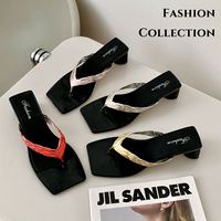 Sandales à talons compensés en gelée pour femmes avec nœud, nouvelles pantoufles plates d'hiver et d'été, magnifiques pour le printemps et l'automne